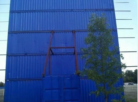 US-23 Drive-In Theater - New Screen Summer 2009 From Ron Gross (newer photo)